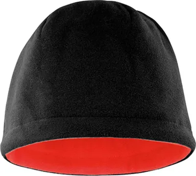 Produktbild von Result Winter Essentials R374X | Reversible Fleece Skull Hat Wintermütze - Farbe: Black/Red - Größe: One Size