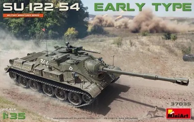 Immagine prodotto di MiniArt 1:35 SU-122-54 Prima produzione. Modello in plastica