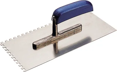 Produktbild von TRIUSO Glättekelle, Rechteckzahnung, 12 mm, 130 x 280 mm - 201112
