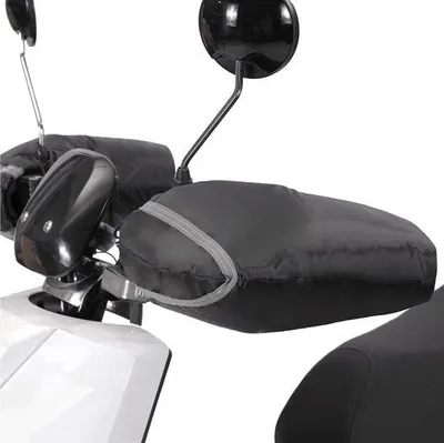 Produktbild von Motorrad-Handschutz, Thermische Handschuhe, Universal, Wasserfest, Handschuhe für Motorrad, Schwarz