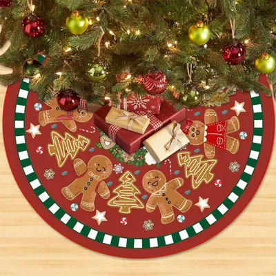 Weihnachtsbaumrock 90 cm, mehrfarbig, Polyester, für Tannenbäume