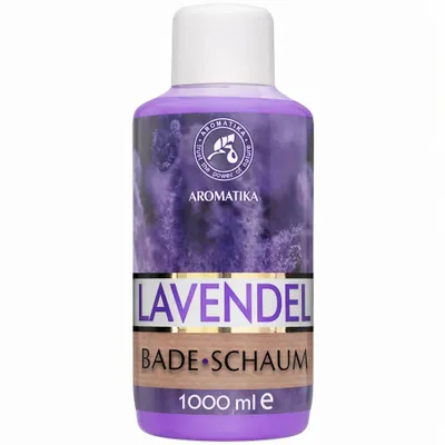 Immagine prodotto di Bagnoschiuma Lavanda 1000 ml - Bagnoschiuma con olio essenziale di lavanda - Bagno aromaterapico - Cura del corpo - Bagno - Additivo per bagno