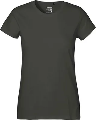 Produktbild von Neutral O80001 | Damen Classic T-Shirt / 100% Fairtrade Baumwolle - Farbe: Charcoal - Größe: L