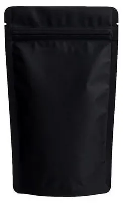 Zdjęcie produktu dla Doypack Czarny Mat 250 ml - Stylowe Opakowanie z Zamknięciem 50 sztuk