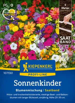 Produktbild von Kiepenkerl Saatband Pflegeleichte Sonnenkinder 5 lfd. Meter