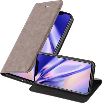 Produktbild von Cadorabo Hülle für Apple iPhone XR Schutz Hülle in Braun Handyhülle Etui Case Cover Magnetverschluss