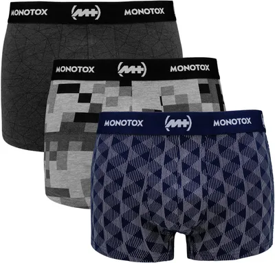Zdjęcie produktu dla Monotox Bokserki Męskie Wielokolorowe MX21066 L EU