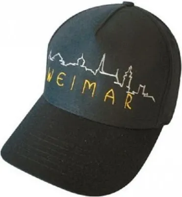 Produktbild von Baseballcap mit Einstickung - Silhouette Weimar - 68073 schwarz