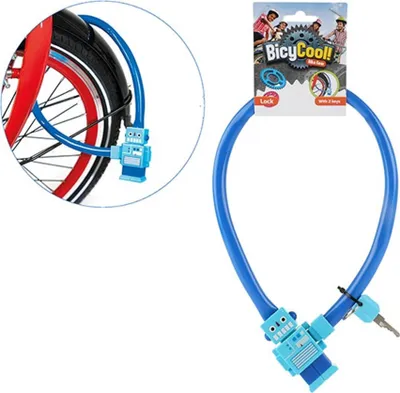 Immagine prodotto di Blocco bici per bambini BICYCOOL robot blu