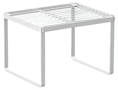 Image de Elzusha - Étagère de rangement empilable pour placard de cuisine
