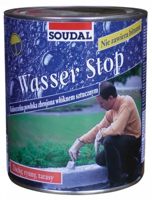 Produktbild von Soudal Wasserstopp 750g grau Dichtungsmasse Dach