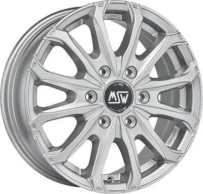 Produktbild von Alufelge Msw Msw 48 Van 6 Holes 6.5X16 6X130 Et 62 Full Silver