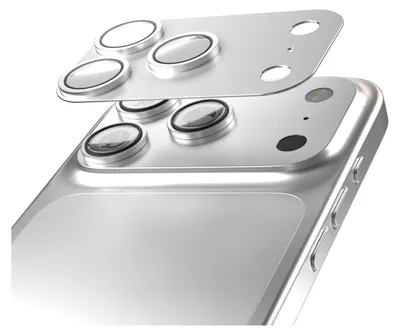 Immagine prodotto di Etteri Protezione completa per la fotocamera dell'iPhone 17 Pro Max, argento
