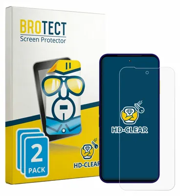 Produktbild von 2x Für Fairphone 6 Plus Schutzfolie BROTECT Displayschutz Display Schutz Folie Klar Transparent