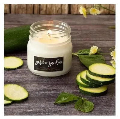 Productafbeelding van MILKHOUSE KAARS Garden Zucchini geurkaars, glazen pot (198 g)