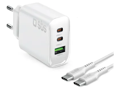 Produktbild von SBS Lade-Kit für MacBook mit 140W Ladegerät und 2 m USB-C-Kabel