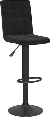 Immagine prodotto di vidaXL Sgabello da bar in velluto nero