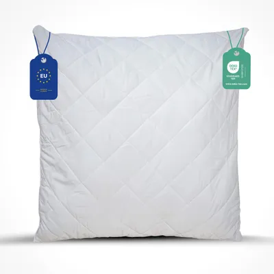 Produktbild von Kopfkissen 40x40 Steppkissen füllkissen Bettkissen Mikrofaser Kissen für Allergiker Schlafkissen Pillow (Weiß, 40 x 40 cm)