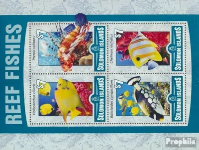 Produktbild von Briefmarken Salomoninseln 2016 Mi 3541-3544 Kleinbogen (kompl. Ausg.) postfrisch Fische