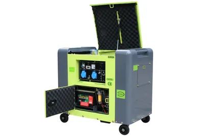 Produktbild von Varan Motors - 92624 Elektrischer Dieselgenerator schallgedämpft Stromaggregat Type Panda 5.5kW 230V