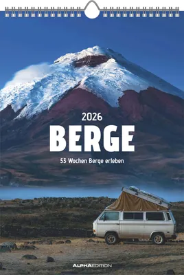 Productafbeelding van Berge - Wekelijks kalender met 53 afbeeldingen en beschrijvingen