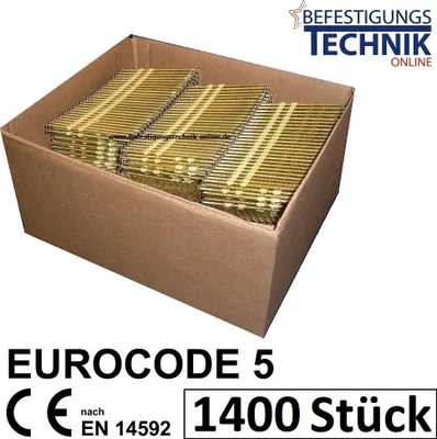 Produktbild von 20° Streifennägel 3,8x130mm ring blank ML65APBS für Nagler Senco Bostitch Prebena Paslode KMR 1,4M S