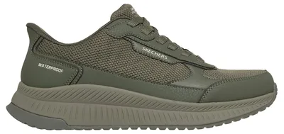 Produktbild von Skechers Herren BOBS Sport Squad 4 Crucial Step Slip Ins wasserdicht Olive, Schuhgröße:45 EU
