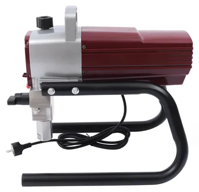 Produktbild von Airless Farbspritzgerät - Elektrisches Wandspritzgerät - 1800 W - Edelstahl - 220 V - 1,8 l/min - 9 m Hochdruckschlauch - 25 MPa - Rot