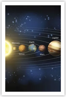 Produktbild von Poster - Poster ohne Rahmen - Kosmos Planet - 61x91,5 cm - Wand Bild - Wanddeko - Wandbilder - Kunstposter - Wandposter - Bilder - Kunstdruck - Wanddekoration - Wandbild - P2XPA61x91-3650