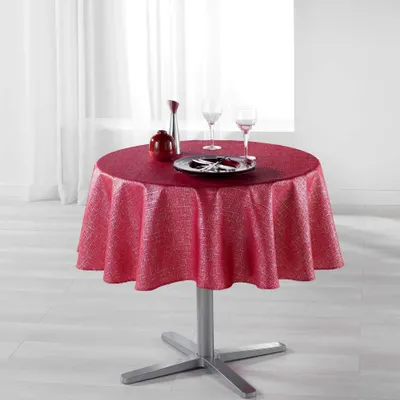 Image de Nappe ronde 180cm Palaccio Rouge