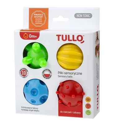 Zdjęcie produktu dla Koraliki sensoryczne 4 szt. / Tullo