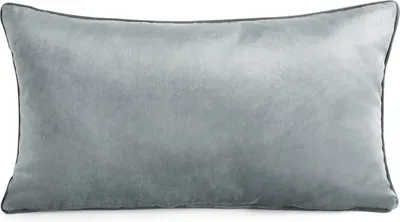 Produktbild von EUROFIRANY | Kissen - 30 x 50 cm - silberfarbenes Dekokissen - Dekorativ und Modern