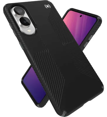 Produktbild von Speck Presidio2 Grip Handyhülle für Samsung Galaxy S25 Edge Hülle Hardcase Backcover Stoßfest - Schwarz