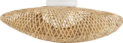 Zdjęcie produktu dla Lampa sufitowa HAVANA S naturalne drewno-biała 1xE27x25W bambus wym:39x50x50cm IP20 Nowodvorski Lighting