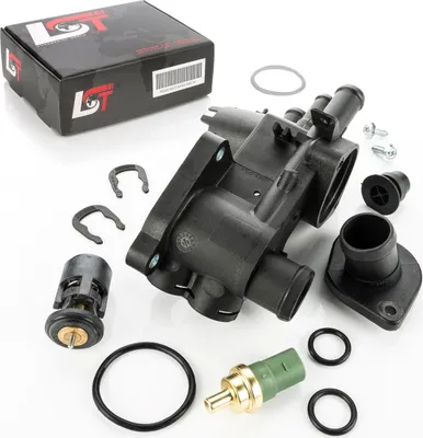 Produktbild von Thermostatgehäuse Kühlmittel Sensor Thermostat für SEAT SKODA VW 032121111BA