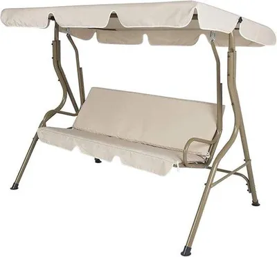 Immagine prodotto di Tenda parasole impermeabile - Copertura per sedia a dondolo - 190 x 132 x 15 cm - Beige