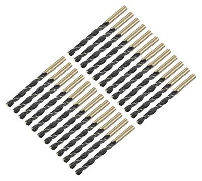Zdjęcie produktu dla Wiertła do metalu HSS 6,2 mm tytanowe 24 sztuki