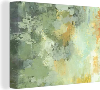 Obrázek produktu pro OneMillionCanvasses® - Plátno obraz - olejomalba zelená, nástěnná malba, nástěnné dekorace obrazy obývací pokoj, 120x90cm