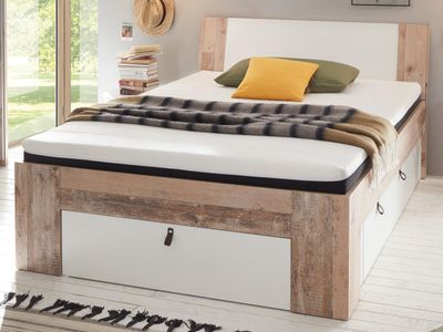 Bett Komplettbett Einzelbett Kompaktbett Doppelbett Bettanlage "Chery I"