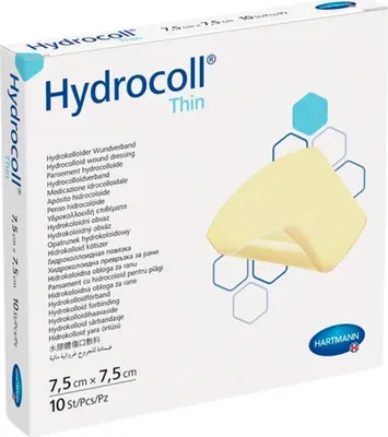 Produktbild von Hartmann Hydrocoll Thin 7,5x7,5cm P10 | Packung (10 Stück)