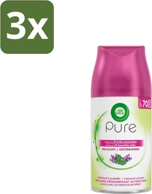 Produktbild von Air Wick – Nachfüllpackung – Entspannend – 250 ml - Vorteilspack - 3 Stücke