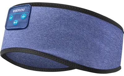 Produktbild von Schlafkopfhörer Sportkopfband mit HD-Sound 2-in-1 Schlafkopfhörer und Sportkopfbügel Blau