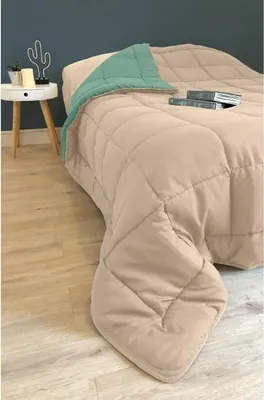 Produktbild von Relleno Nórdico Poyet Motte Calgary Verde Beige 400 g/m² 140 x 200 cm