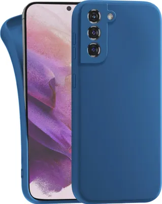 Produktbild von Hülle für Samsung Galaxy S21 Plus - Handyhülle mit Kameraschutz Cover aus Silikon in Dunkelblau