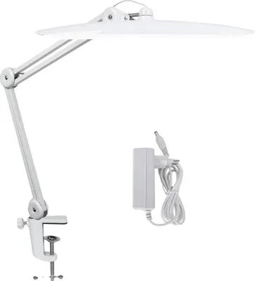 Obrázok produktu pre Pracovná lampa LED, jas 2200 lúmenov, nastaviteľné rameno, BIELA