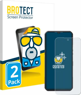 Produktbild von 2x BROTECT Schutzfolie für Oukitel WP35 5G Displayschutz Displayschutzfolie Folie Matt Entspiegelungsfolie
