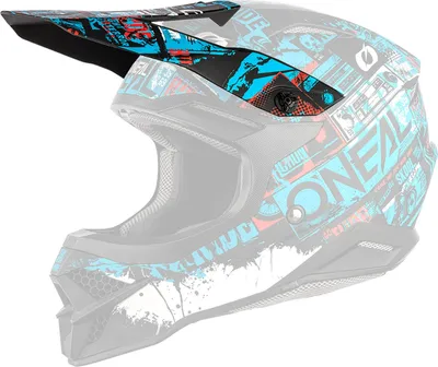 Produktbild von O'NEAL Helmschirm 3SRS Ride Visor , Schwarz Blau