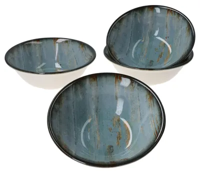 Produktbild von Madera Mint 4er Set Bowl-Schale 300ml 4 Personen Salat-Schüssel Dessert-Schälchen
