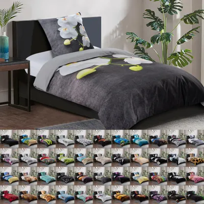 Produktbild von SANILO® Bettwäsche 135x200 cm, 100% feinste Baumwolle, 2-teilig, Bettbezug, Kissenbezug 80x80cm - Pretty