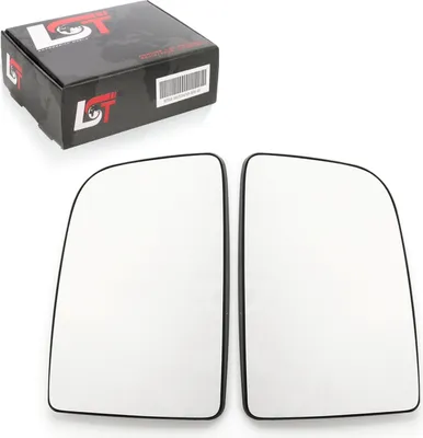 Produktbild von 2x Außenspiegel Glas konvex Set für Mercedes Sprinter für VW Crafter 2006-2010